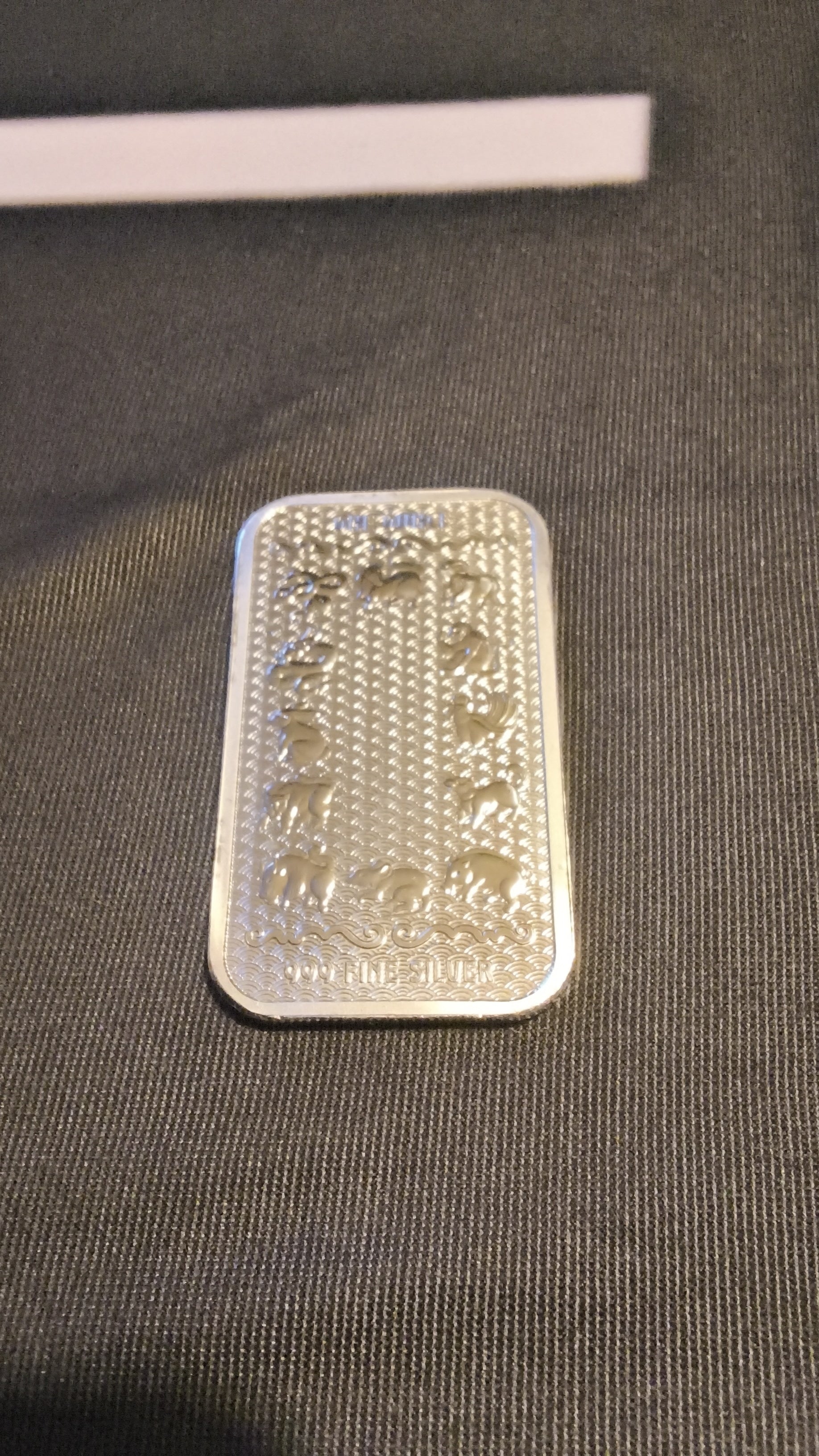 10Z YEAR OF THE SNAKE .999 FINE SILVER