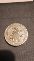 2020 2OZ OF .999 FINE SILVER WHITE LION OF MORTIMER