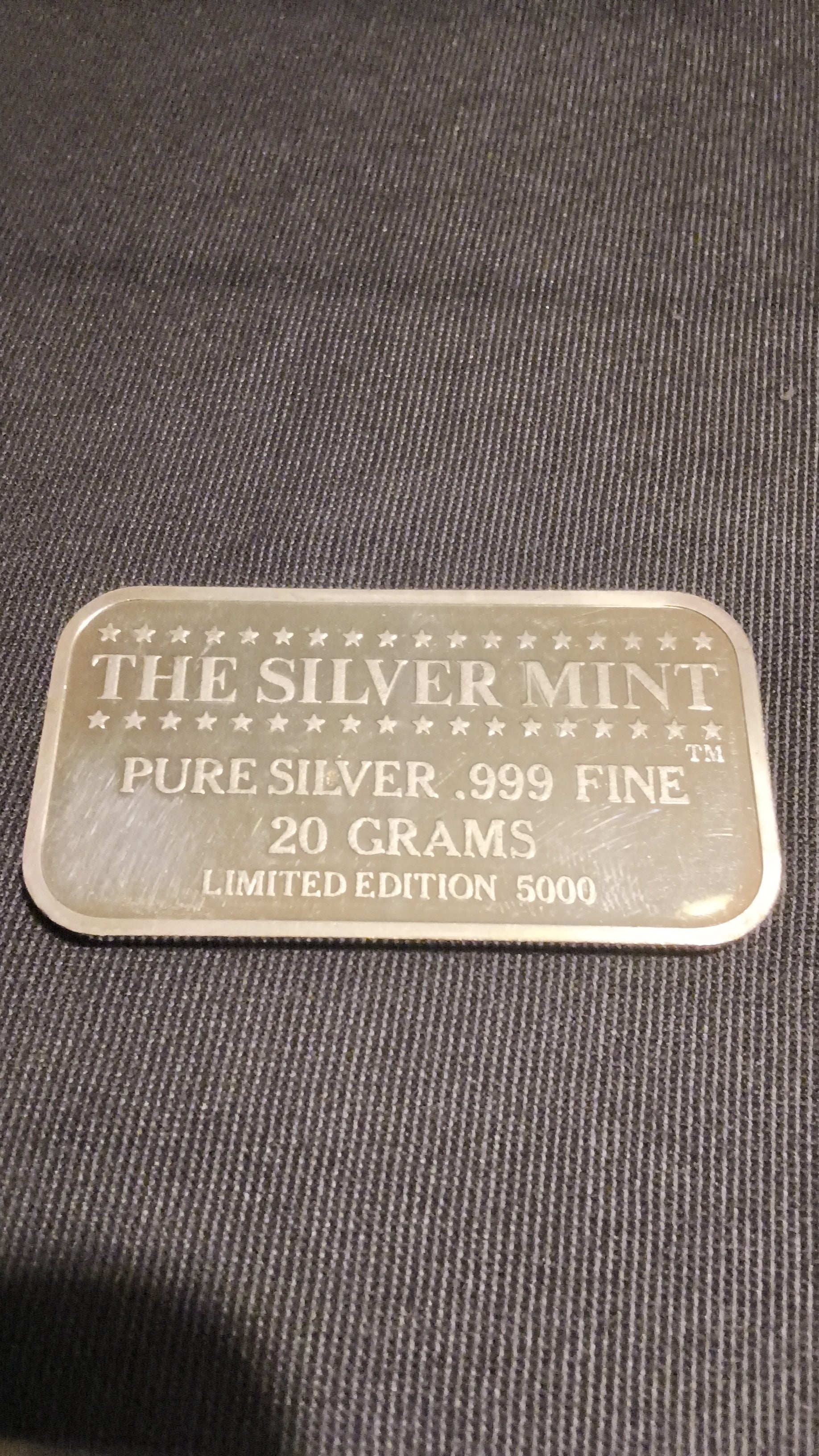 CHIEF GERONIMO 20G BULLION BAR
