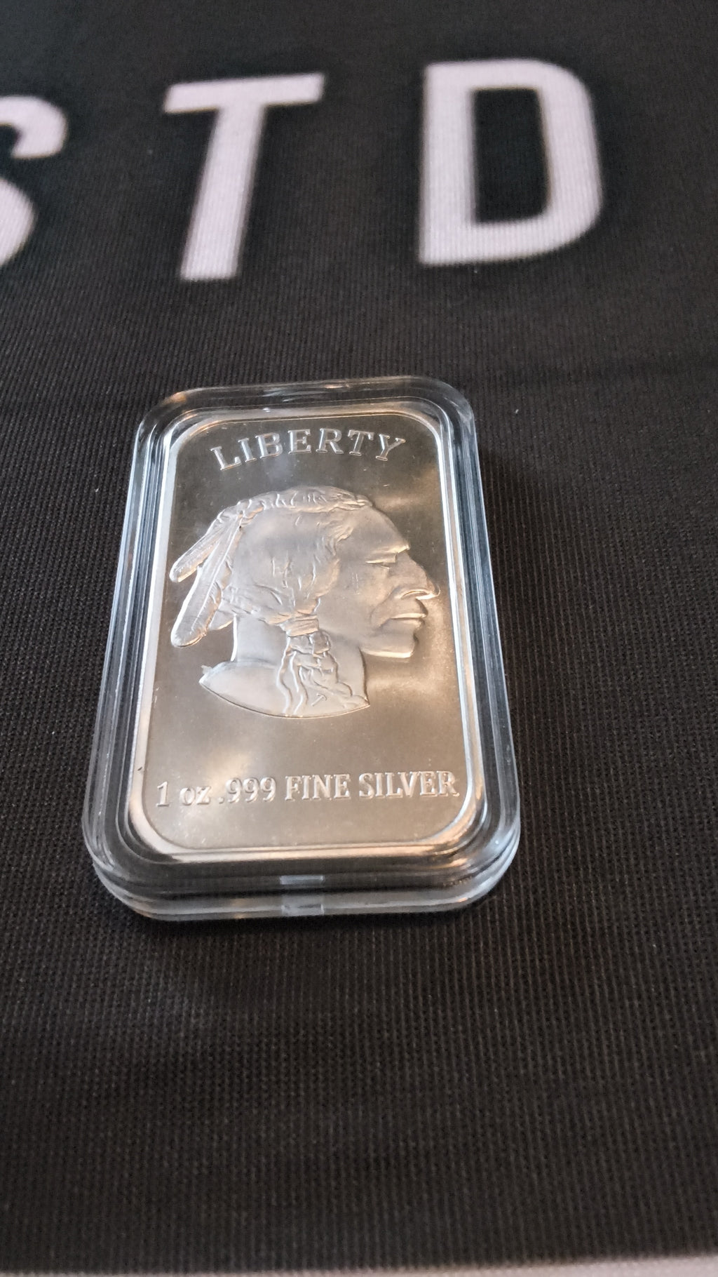 1OZ OF .999 FINE SILVER BUFFALO BAR